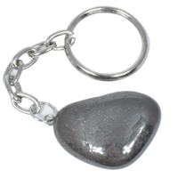 Hematite Tumbled Key Ring